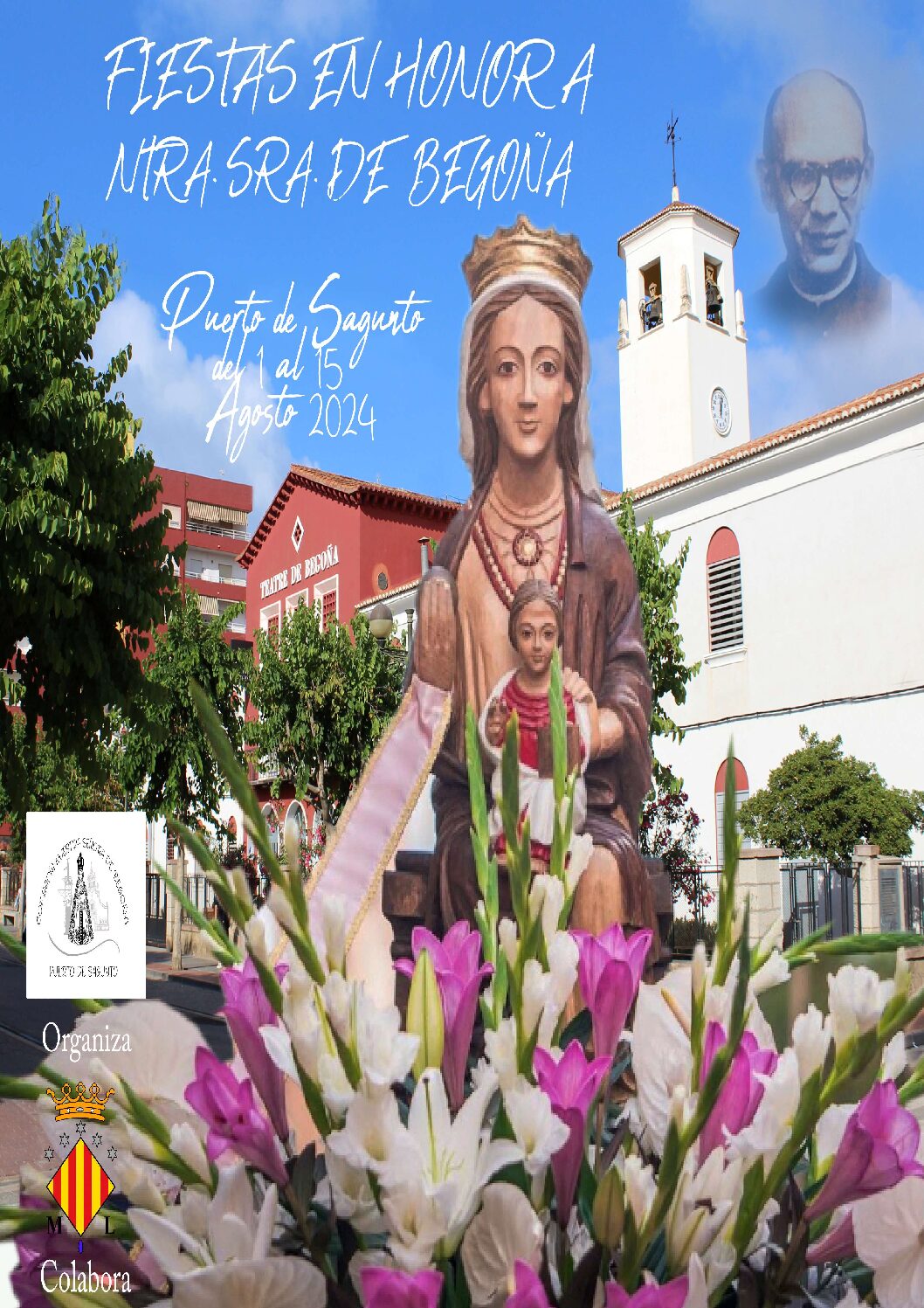 Cartel de fiestas patronales. Cofradía Nª Sª de Begoña. 2024
